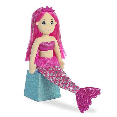 Aurora Large Pink Sea Sparkles 18" Garnet Enchanting Stuffed Doll