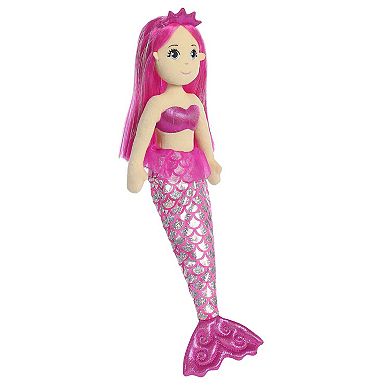 Aurora Large Pink Sea Sparkles 18" Garnet Enchanting Stuffed Doll