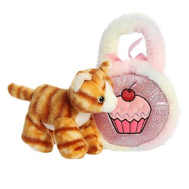 Aurora Small Orange Fancy Pals 6" Cupcake Pop Pink Fashionable Stuffed Animal