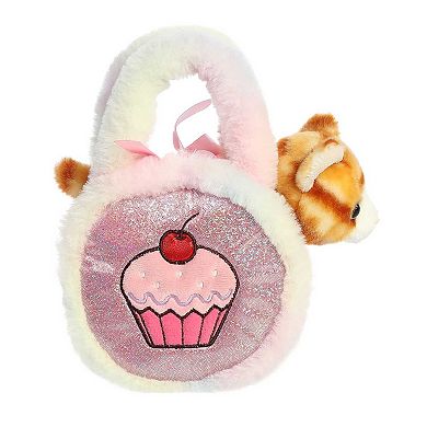 Aurora Small Orange Fancy Pals 6" Cupcake Pop Pink Fashionable Stuffed Animal