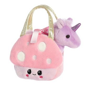 Aurora Small Purple Fancy Pals 7" Lil Mushroom Fashionable Stuffed Animal
