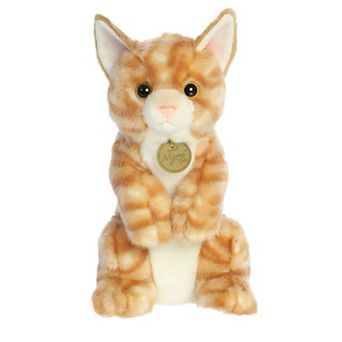 Aurora Medium Orange Miyoni Tots Sitting Pretty 10.5" Orange Tabby Kitten Adorable Stuffed Animal