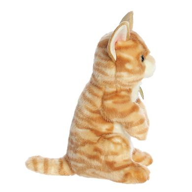 Aurora Medium Orange Miyoni Tots Sitting Pretty 10.5" Orange Tabby Kitten Adorable Stuffed Animal