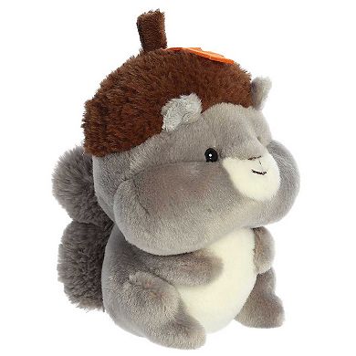 Aurora Small Gray Holiday Life In A Nutshell 8" Squirrel Festive Stuffed Animal