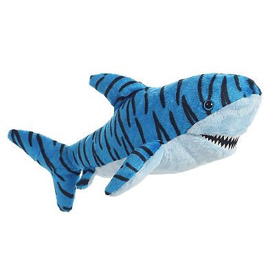Aurora - Large Blue Destination Nation - 16" Tiger Shark - Adventurous Stuffed Animal