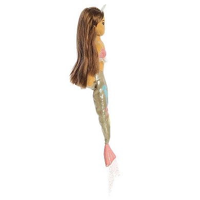 Aurora Large Pink Sea Sparkles Coastal Sparkles 18" Shelly Enchanting Stuffed Doll