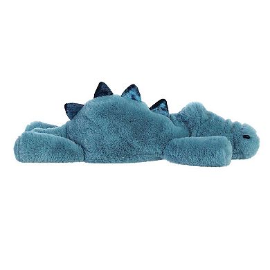 Aurora Large Blue Snoozles 18" Alligator Laid-back Stuffed Animal