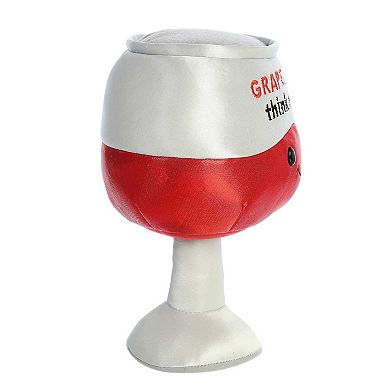 Aurora Medium Red Just Sayin' 10" Grape Minds Think Alike Witty Stuffed Animal