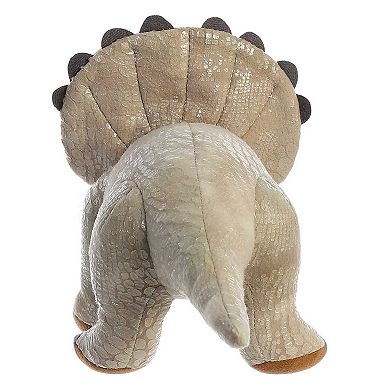 Aurora Large Brown Dinos & Dragons 13" Triceratops Ferocious Stuffed Animal