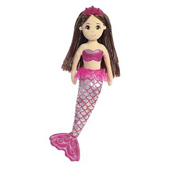 Aurora Large Pink Sea Sparkles 18" Ruby Enchanting Stuffed Doll