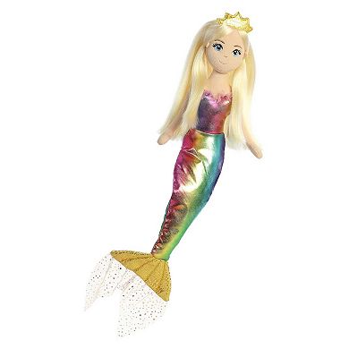 Aurora - Large Multicolor Sea Sparkles - 18" Amanda - Enchanting Stuffed Doll