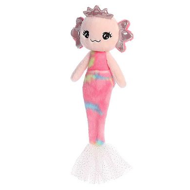 Aurora Large Pink Sea Sparkles 14" Mermolotl Enchanting Stuffed Animal