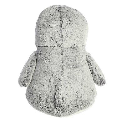 Aurora - Large Gray PomPom Penguin - 16" Gray - Playful Stuffed Animal