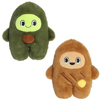 Aurora Medium Green Flipovers 11" Avocado & Toast Interactive Stuffed Animal