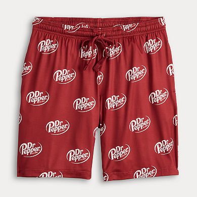 Men's Dr Pepper Pajama Shorts