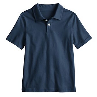 Boys 4-12 Jumping Beans® Solid Uniform Polo Shirt
