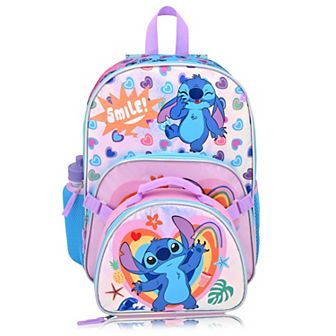 Disney's Lilo & Stitch "Smile" 5 pc Backpack Set