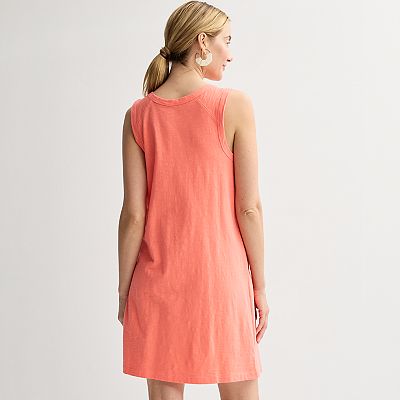 chinese dress ladies Orange Linen Midi Dress  Mint Velvet