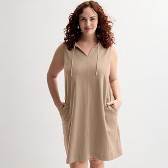 Plus Size Sonoma Goods For Life® Easy Knit Tank Dress