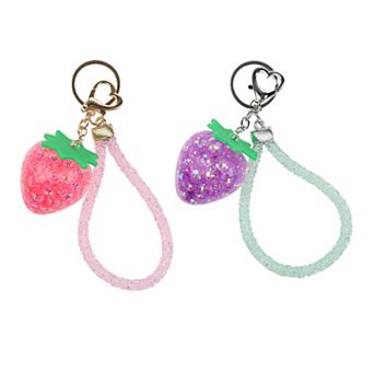 Girls Elli by Capelli 2 pc BFF Strawberry Keychain Set