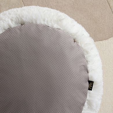 TCL Town & Country Luxe CuddleTown Fuzzy Solid Donut Pet Bed