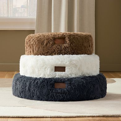TCL Town & Country Luxe CuddleTown Fuzzy Solid Donut Pet Bed