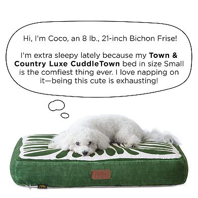 TCL Town & Country Luxe CuddleTown Matisse Everwash® Pillow Pet Bed