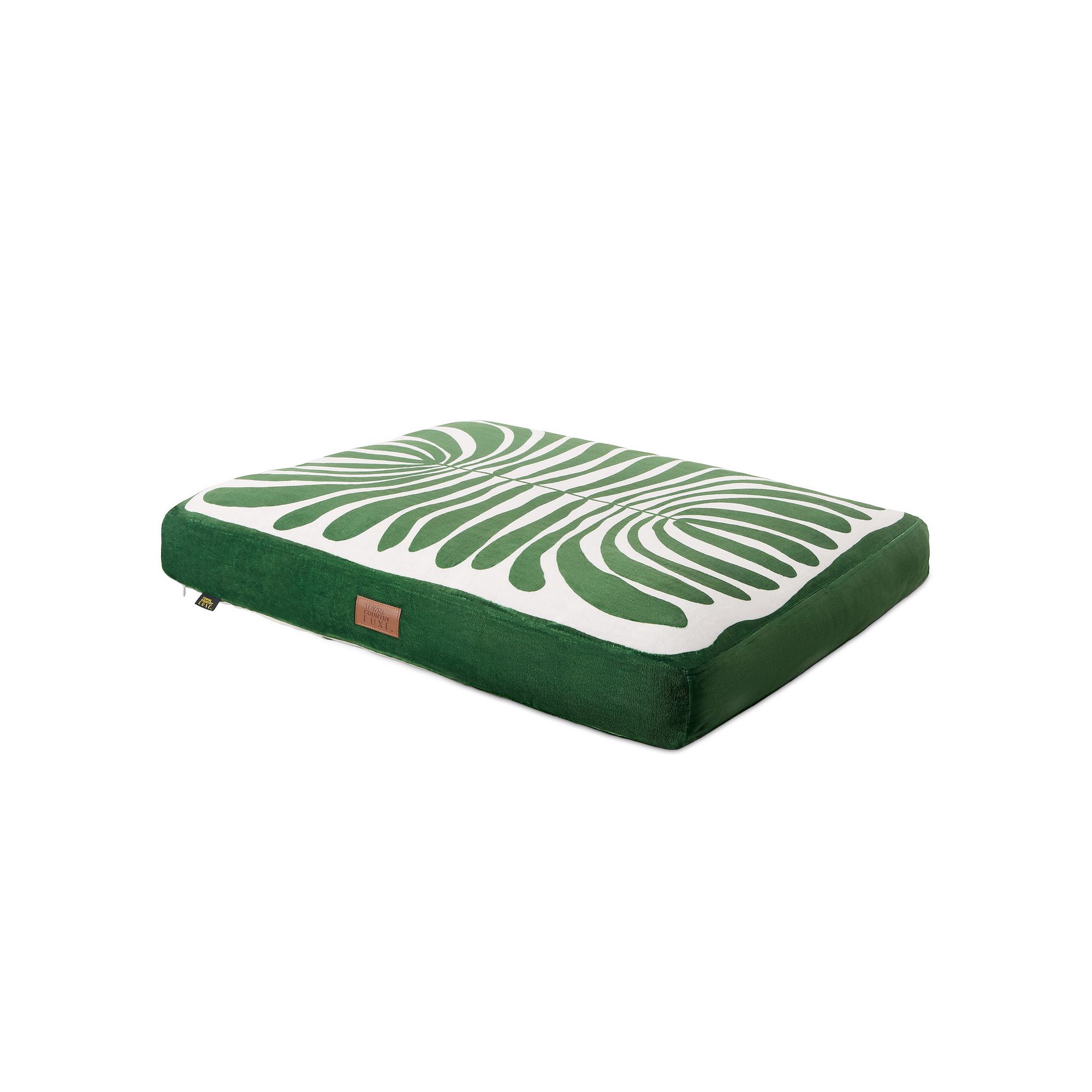 TCL Town & Country Luxe CuddleTown Matisse Everwash® Pillow Pet Bed, Green