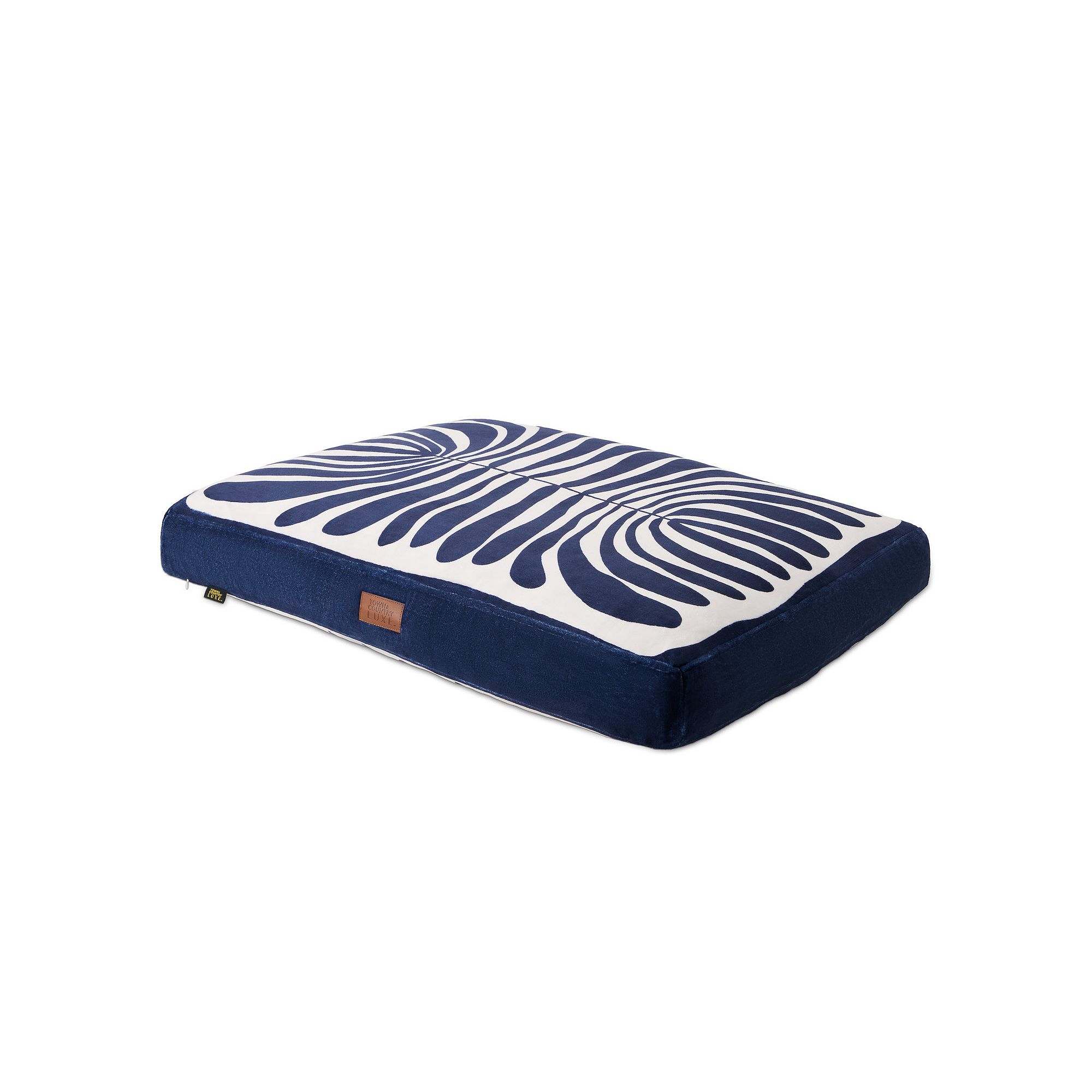 TCL Town & Country Luxe CuddleTown Matisse Everwash® Pillow Pet Bed, Navy 