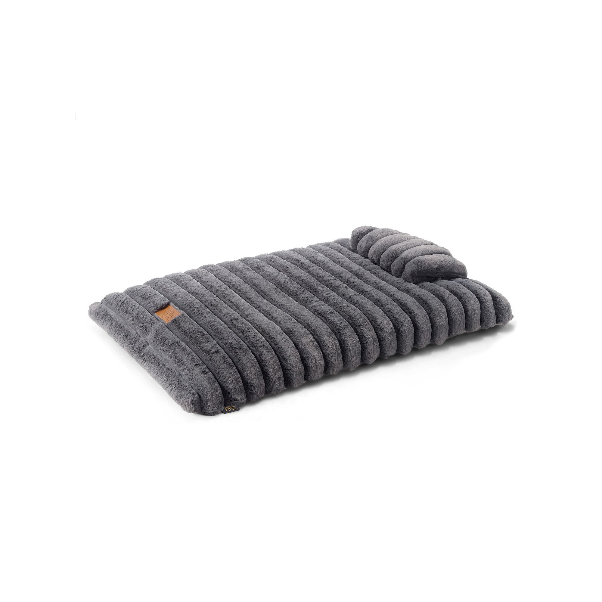 TCL Town & Country Luxe CuddleTown Ribbed Bubble Stripe Pillow Crate Mat, D