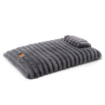 TCL Town & Country Luxe CuddleTown Ribbed Bubble Stripe Pillow Crate Mat