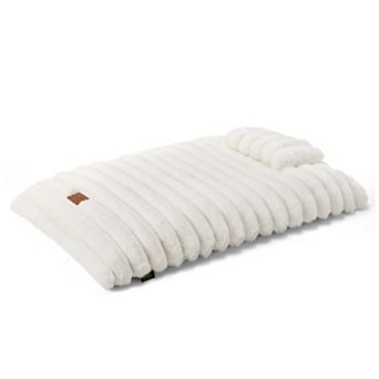 TCL Town & Country Luxe CuddleTown Ribbed Bubble Stripe Pillow Crate Mat