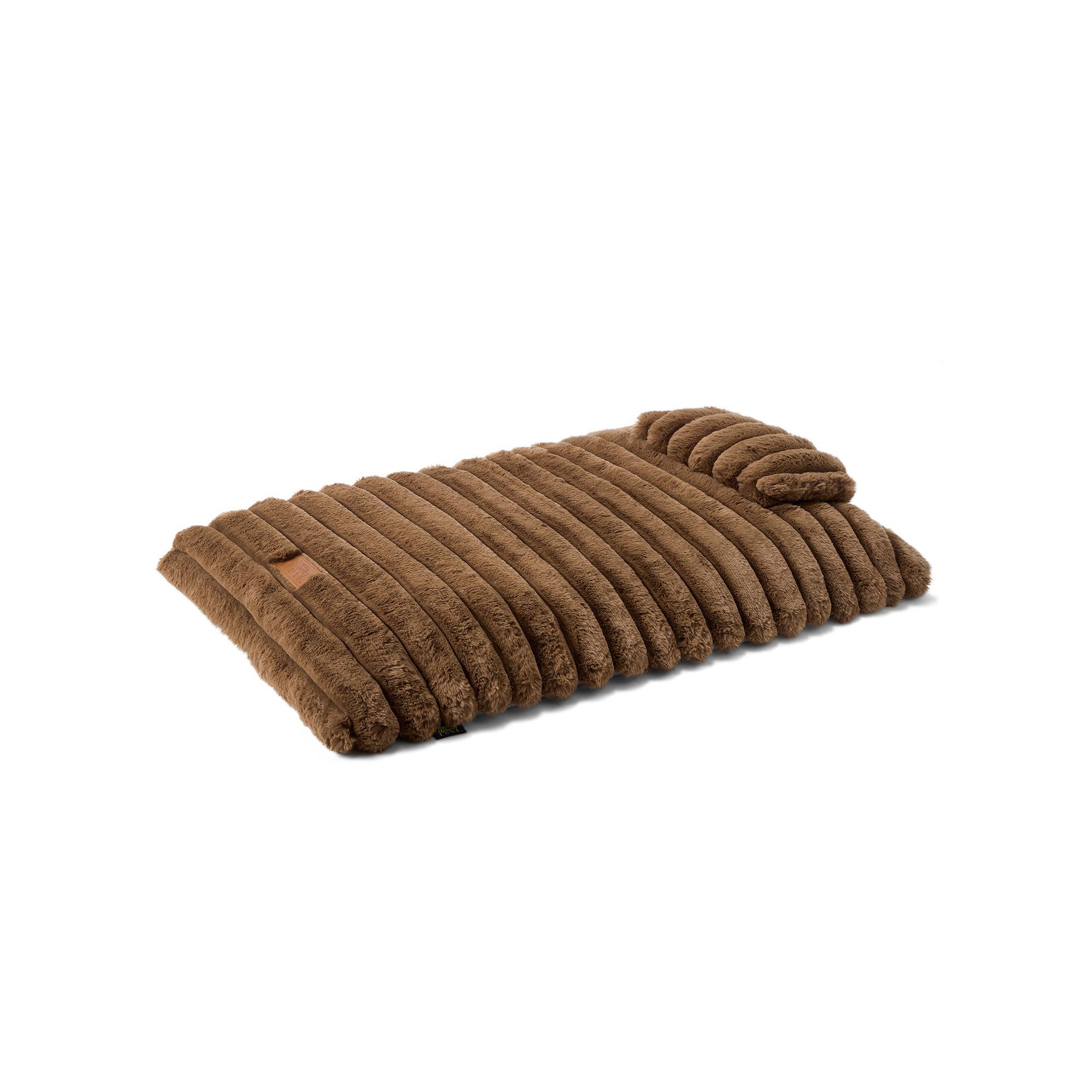 TCL Town & Country Luxe CuddleTown Ribbed Bubble Stripe Pillow Crate Mat, O