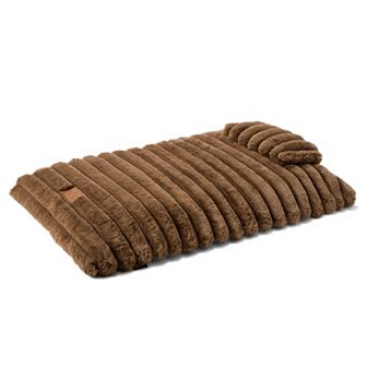 TCL Town & Country Luxe CuddleTown Ribbed Bubble Stripe Pillow Crate Mat