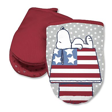 Peanuts 2 Pack Silicone Backed Mini Oven Mitts