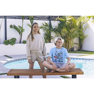 Girls 7-16 Hurley Oversized Scuba Crewneck Sweatshirt