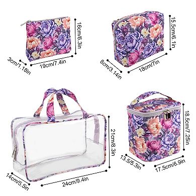 Emma & Chloe Large 4-Piece Travel Tote Set