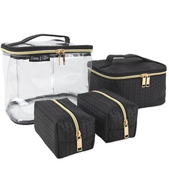 Emma & Chloe 4 pc Travel Train Case Set