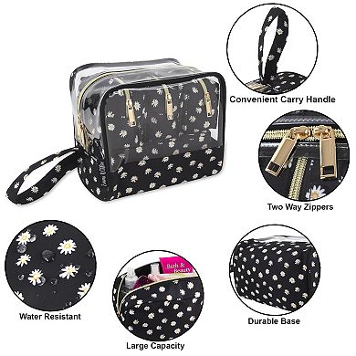 Emma & Chloe 5-Piece Travel Wristlet Set