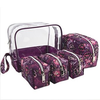 Emma & Chloe 5 pc Travel Wristlet Set