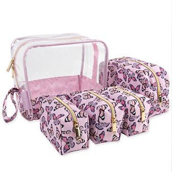 Emma & Chloe 5 pc Travel Wristlet Set