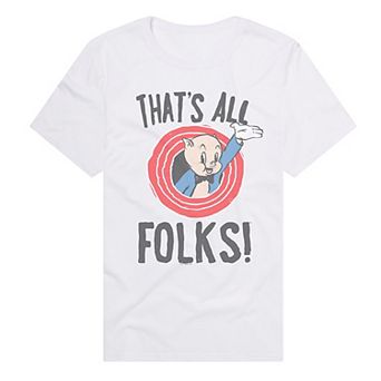 Men's Looney Tunes "That's All Folks" Graphic Tee