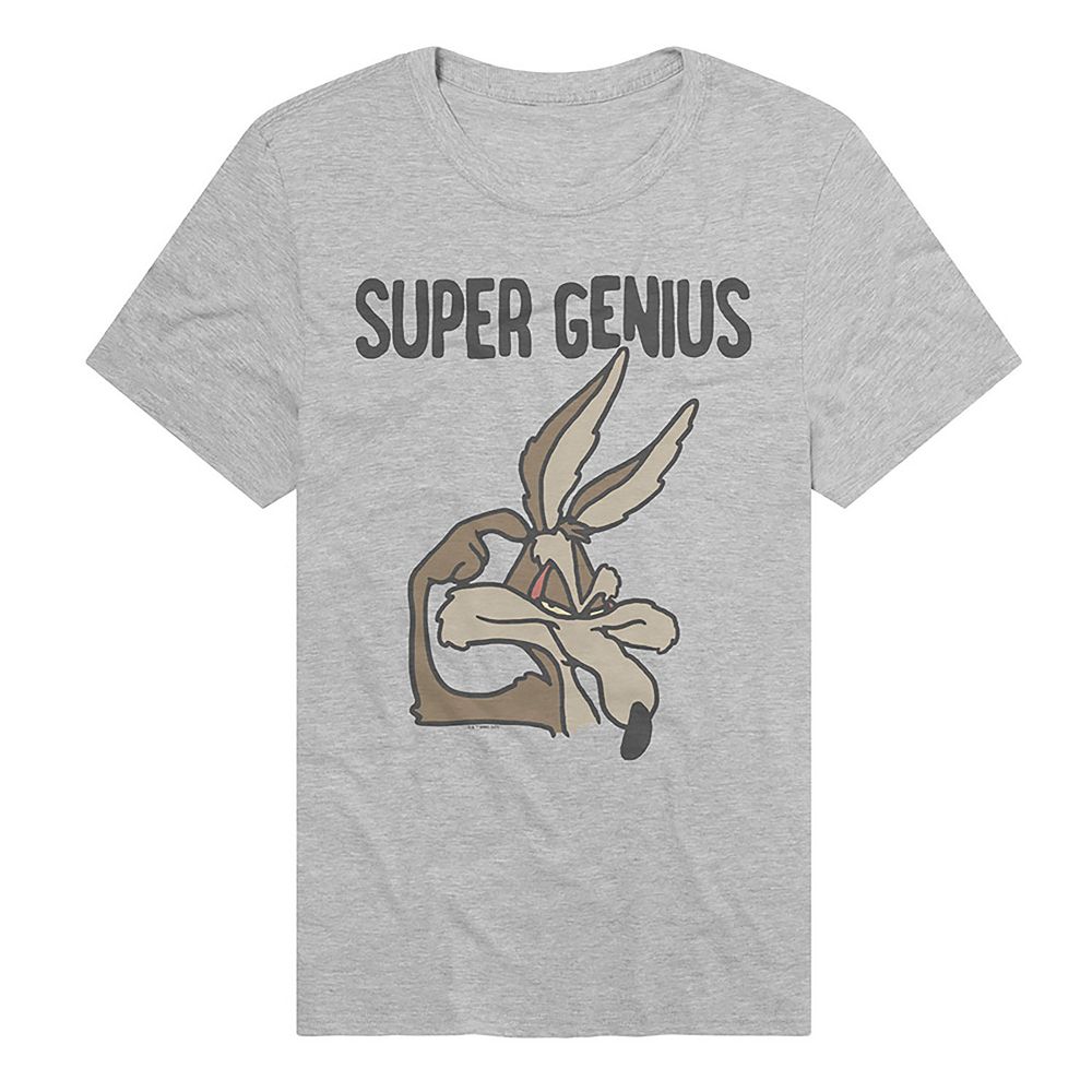 Men's Looney Tunes Wile E. Coyote Super Genius Graphic Tee