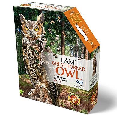Madd Capp Games: I Am Great Horned Owl - 300 pc Puzzle