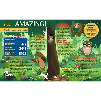 Madd Capp Games: I Am Great Horned Owl - 300 pc Puzzle