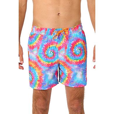Men's OppoSuits Mr. Tie Dye Swim Trunks