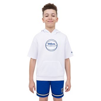 Boys 8-20 Wilson Oversize Short Sleeve Basketball Hoodie