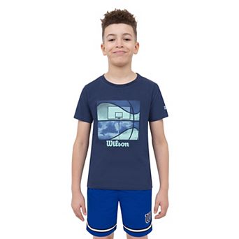 Boys 8-20 Wilson Basketball Net Graphic Tee