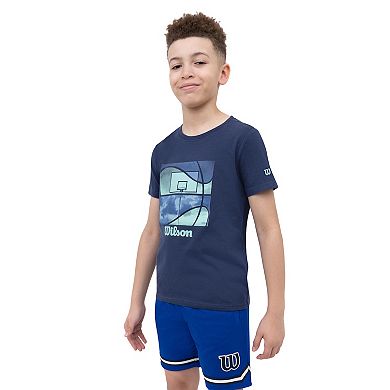 Boys 8-20 Wilson Basketball Net Graphic Tee