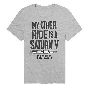 Men's NASA My Other Ride is a Saturn V Graphic Tee